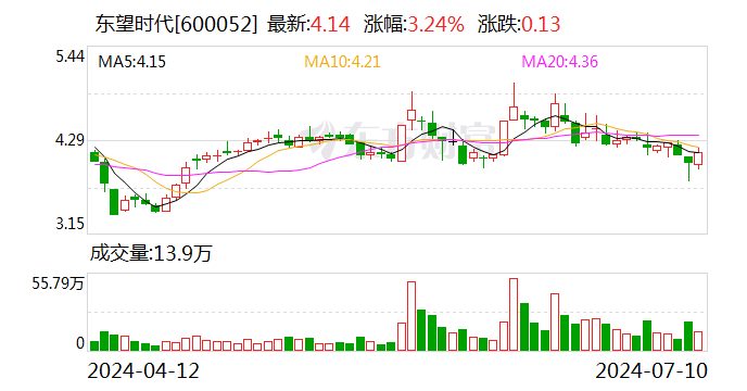 东望时代：2024年上半年净利同比预增75.24%  第1张