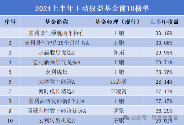 6只产品霸榜主动权益前十，宏利基金王鹏值得关注吗？  第3张