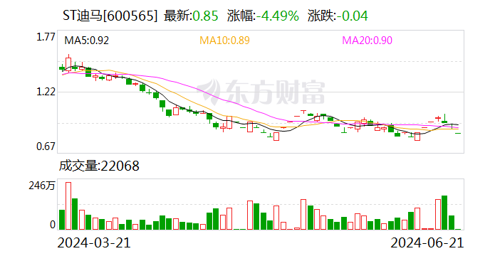 ST迪马：上交所决定终止公司股票上市  第1张