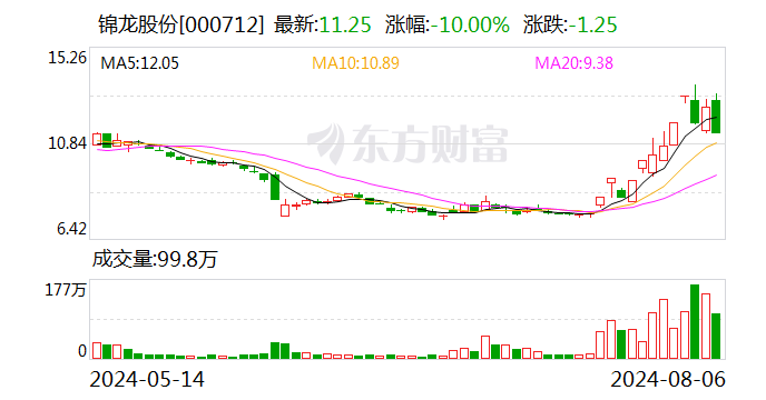 券商概念表现较弱 锦龙股份跌超9%  第1张