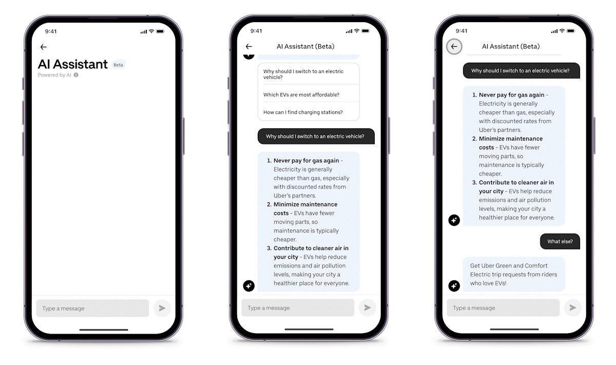Uber 明年起引入 AI 助理答疑推广电动汽车，基于 OpenAI GPT-4o 服务  第1张