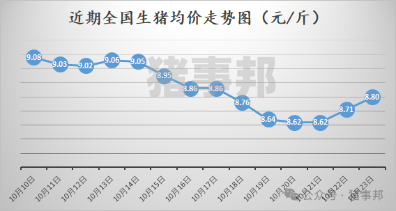 10月23日猪价汇总（继续普涨，但情绪有变！）  第3张