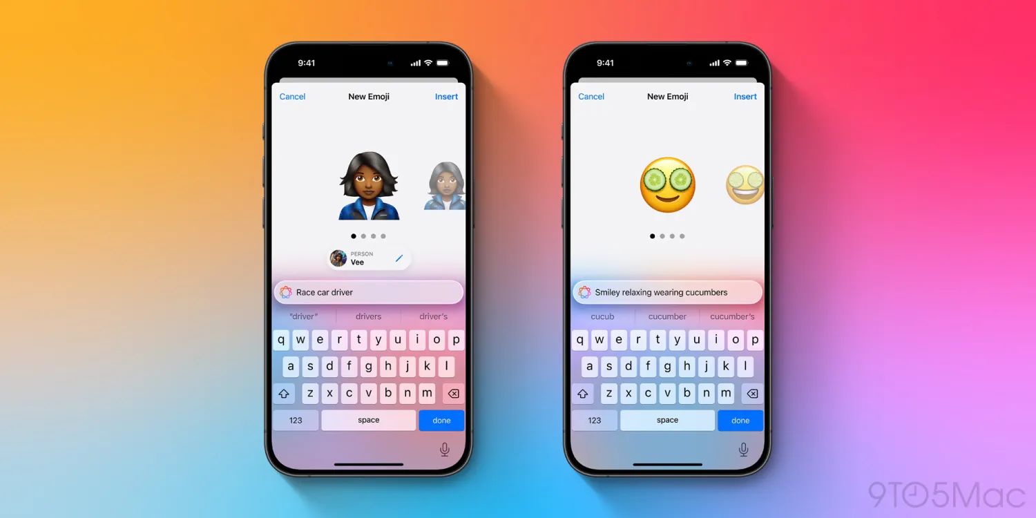 聊天时让你的表情更生动：初探苹果 iOS 18.2 AI Emoji 定制工具 Genmoji  第2张