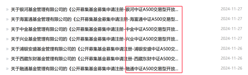 中证A500“硝烟”再起！7位新玩家入局  第1张