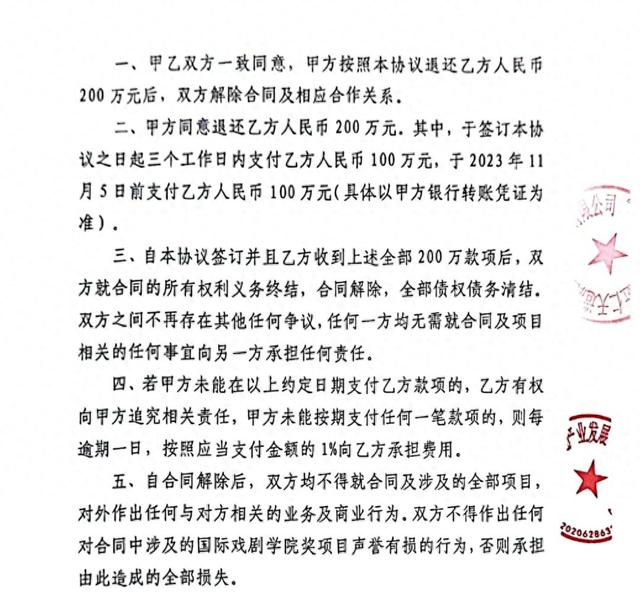 中戏“国际戏剧学院奖”活动迟迟未办，匠仁天造酒业讨要200万元赞助费  第1张