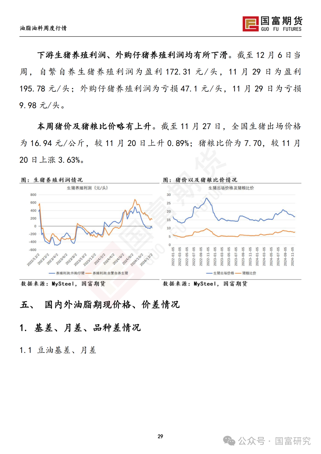 【国富豆系研究周报】进口成本支撑减弱，DCE 豆粕大幅下挫 20241209  第30张