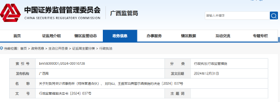 ST智知三年虚增营业收入超10亿！中介机构致同会计师事务所及2名会计师被出具警示函