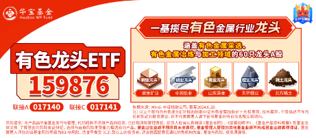 吹响反攻号角！有色龙头ETF（159876）盘中逆市涨超3%！铜、金、铝携手上攻，北方铜业涨停封板  第6张