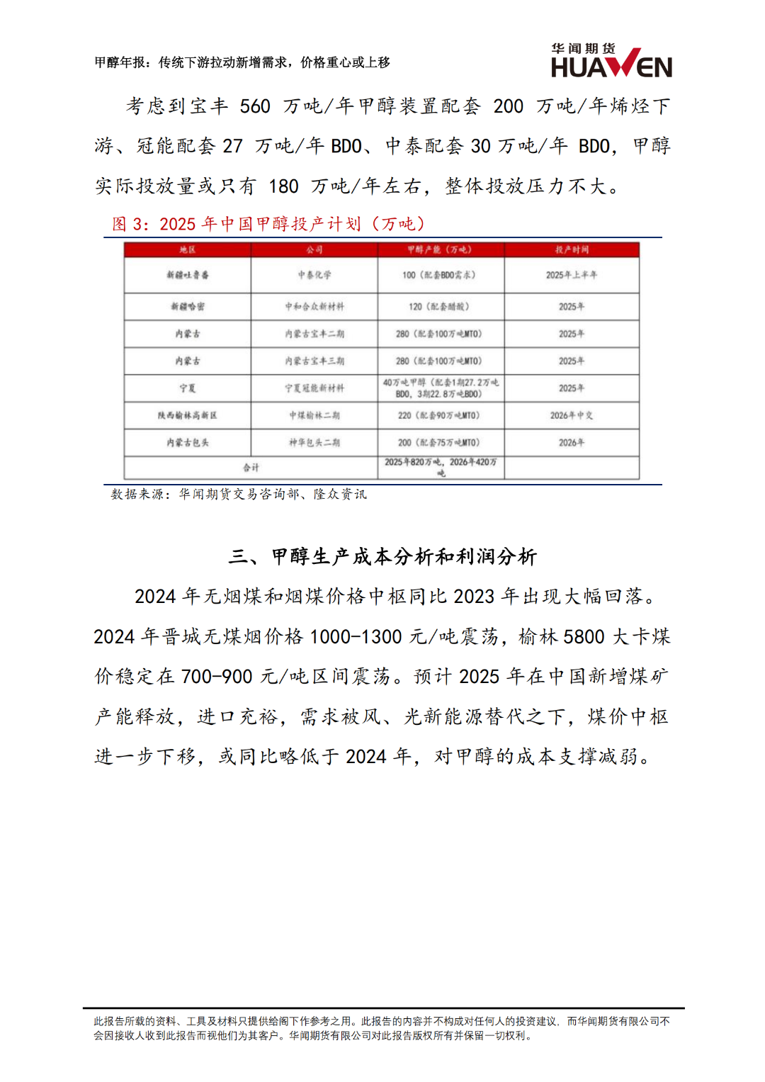 甲醇年报：传统下游拉动新增需求  第6张