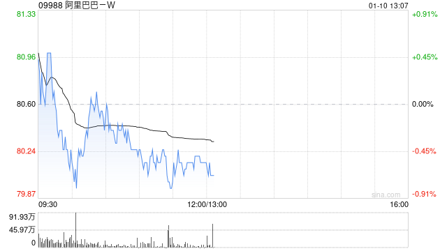 阿里巴巴-W1月8日斥资3998.5万美元回购383.52万股