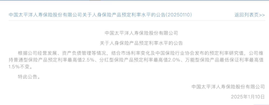 最强辟谣 国寿平安太保宣布预定利率维持不变！动态定价机制正式落地 调与不调取决于这些因素  第3张