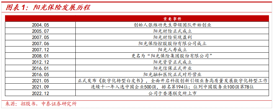 保险深度丨阳光保险首次覆盖深度报告：综合性民营保险集团，保险及投资业务兼具成长及特色【中泰非银·蒋峤/戴志锋】  第6张