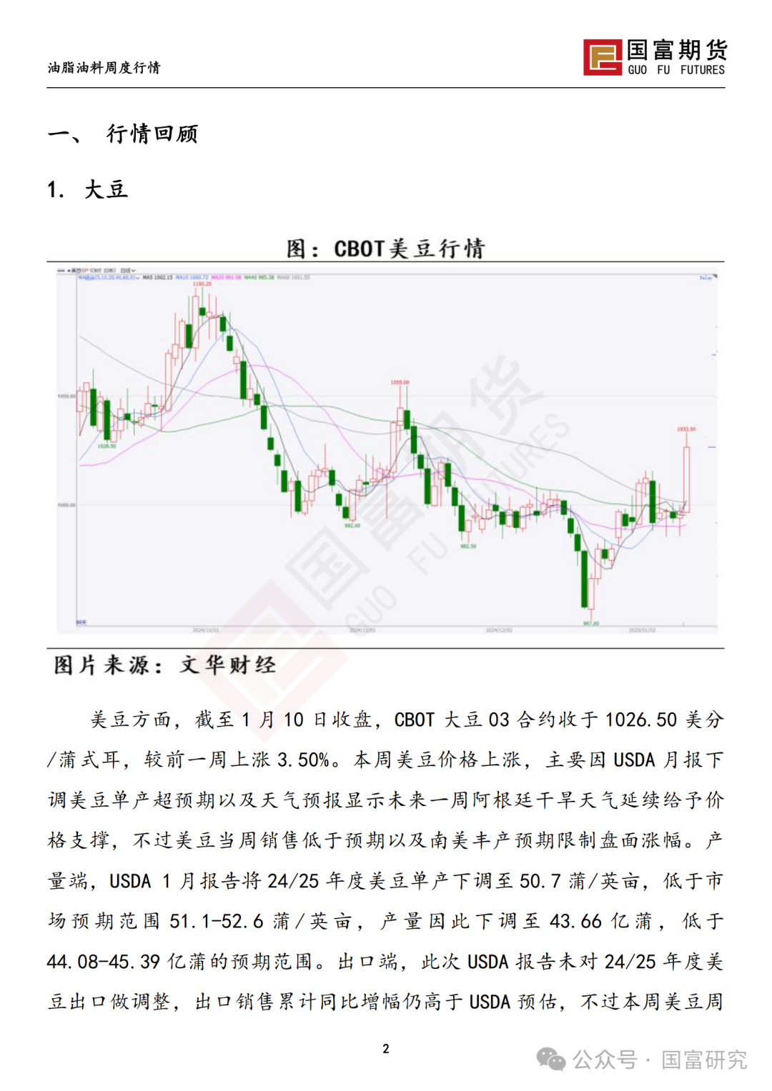 【国富豆系研究周报】USDA下调单产超预期，巴西收割压力渐显  第4张