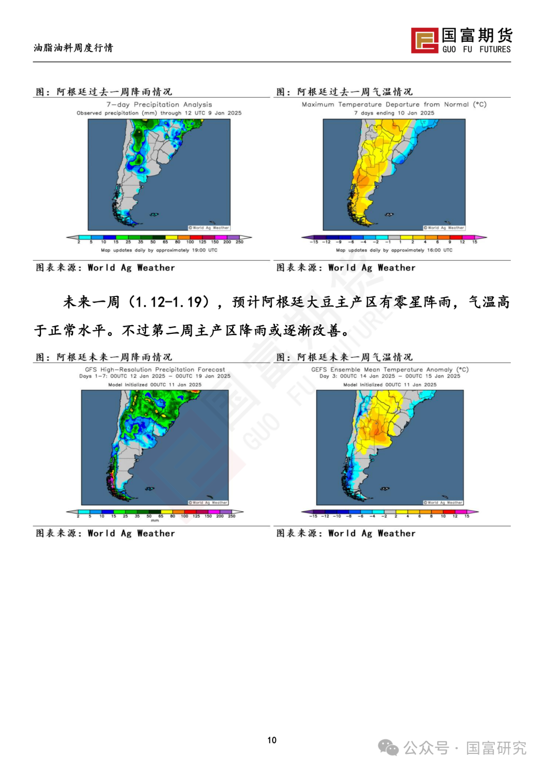 【国富豆系研究周报】USDA下调单产超预期，巴西收割压力渐显  第12张