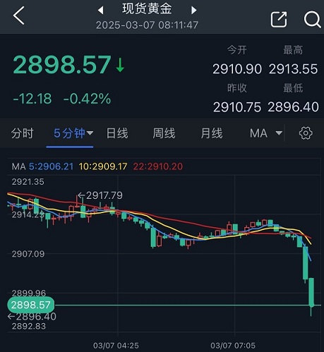 特朗普关税大消息突袭点燃黄金行情！金价短线大跌17美元  第2张