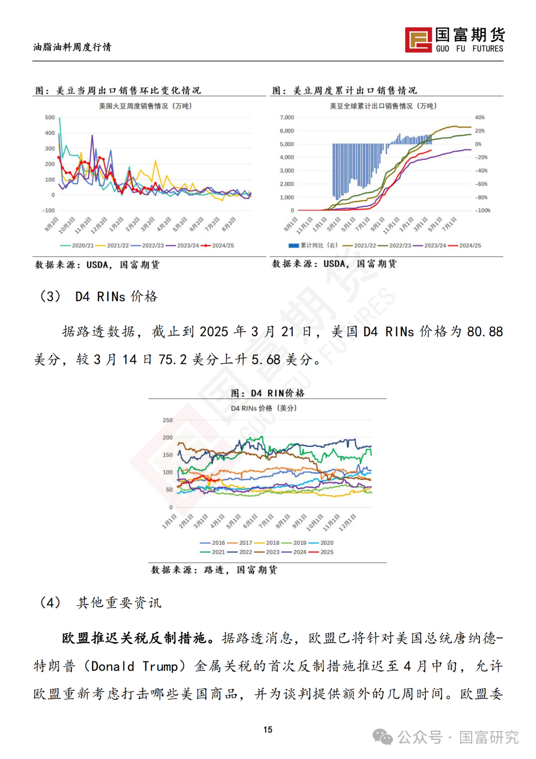 【国富豆系研究周报】豆系价格承压，关注大豆进口节奏  第17张